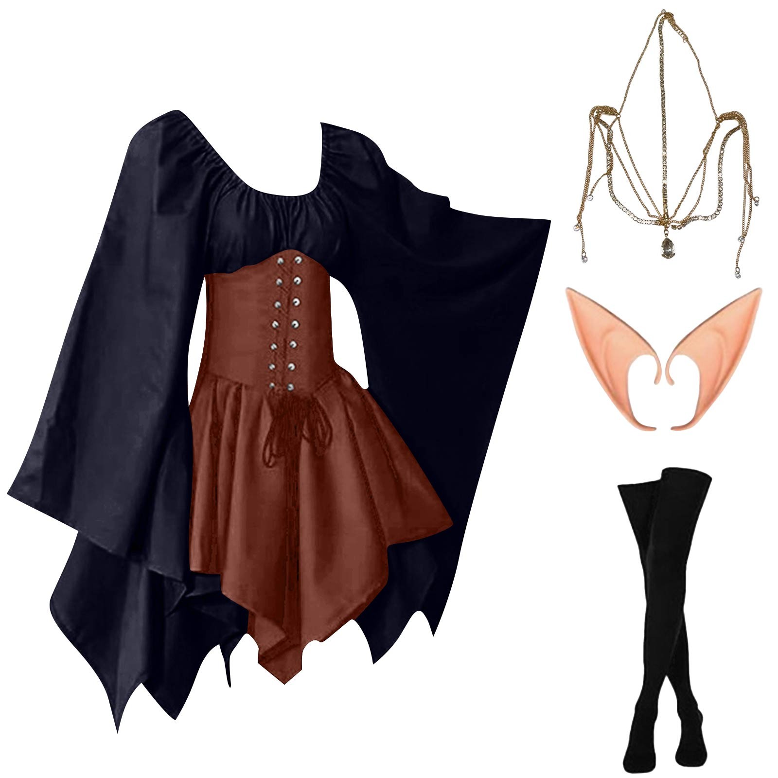 Halloween Cosplay Palace Victo - Vintage Fashion Dresses ulasan dan harga