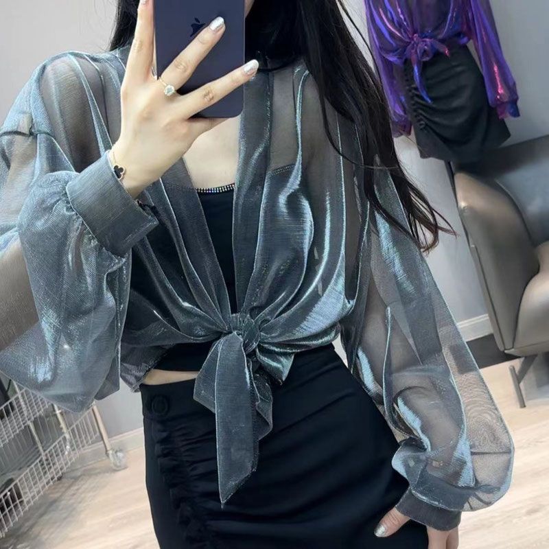 Thin Long Sleeve Bandage Net Y - Vintage Fashion Jersey ulasan dan harga