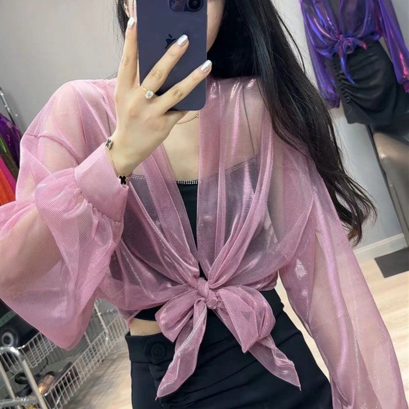 Thin Long Sleeve Bandage Net Y - Vintage Fashion Jersey ulasan dan harga