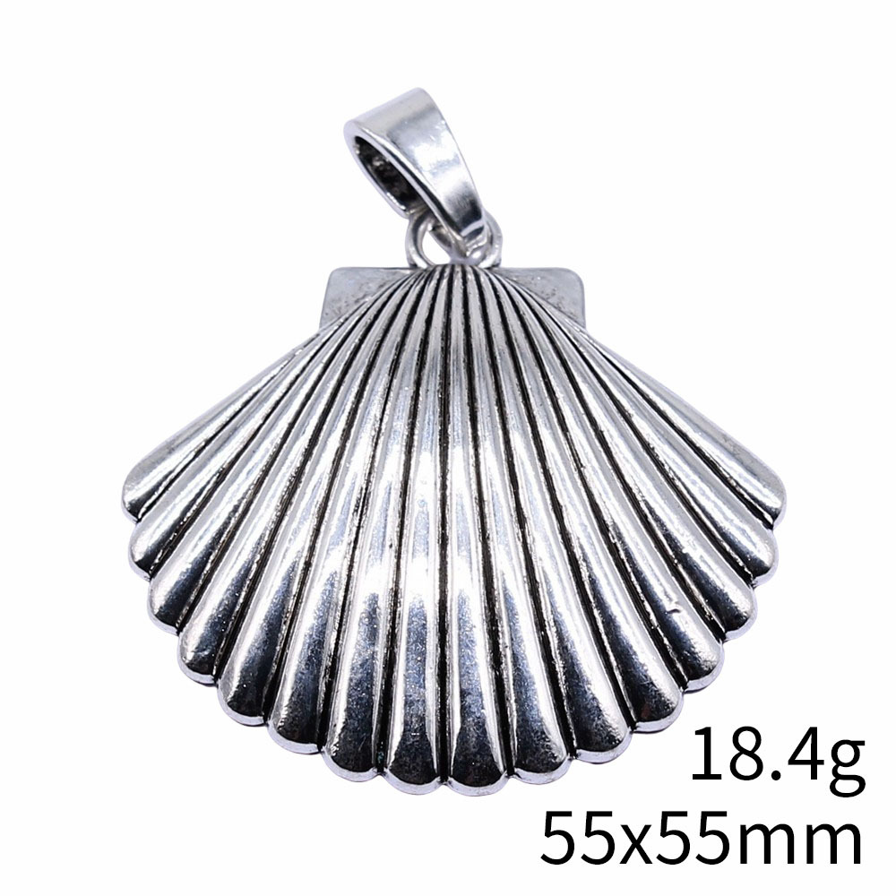 1pcs 55x55mm Antique Silver Co - Vintage Fashion Stores ulasan dan harga
